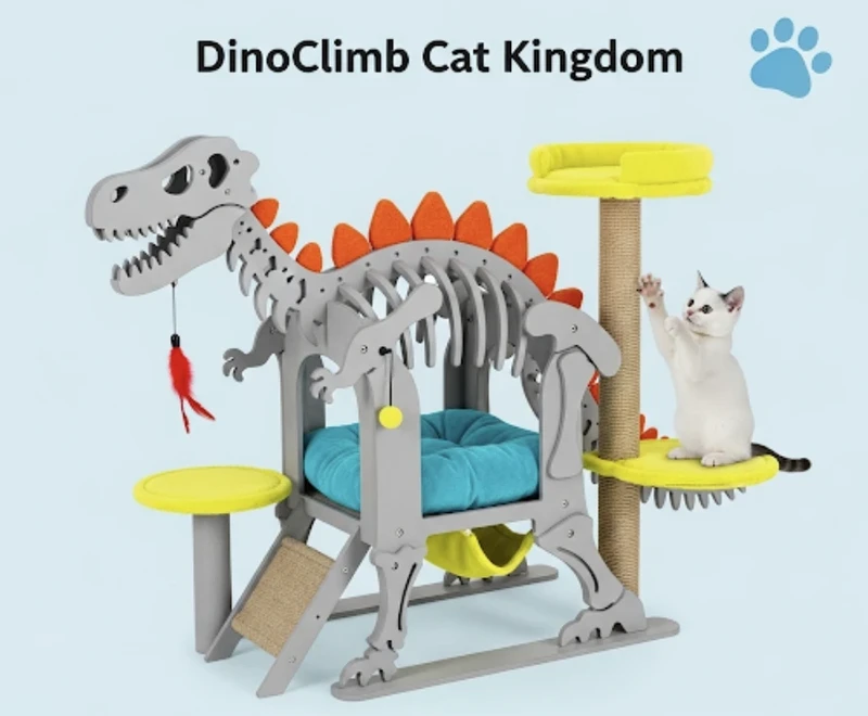Dinosaur Cat Tree