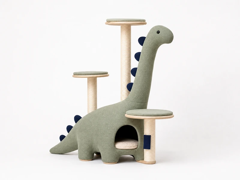 Dinosaur Cat Tree