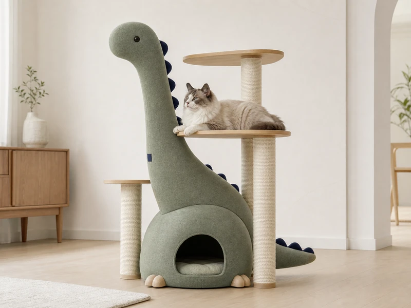 Dinosaur Cat Tree